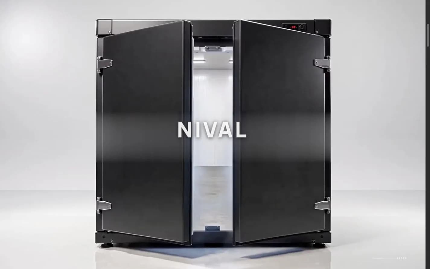 Captura de una web de muestra para servicios de refrigeración.
